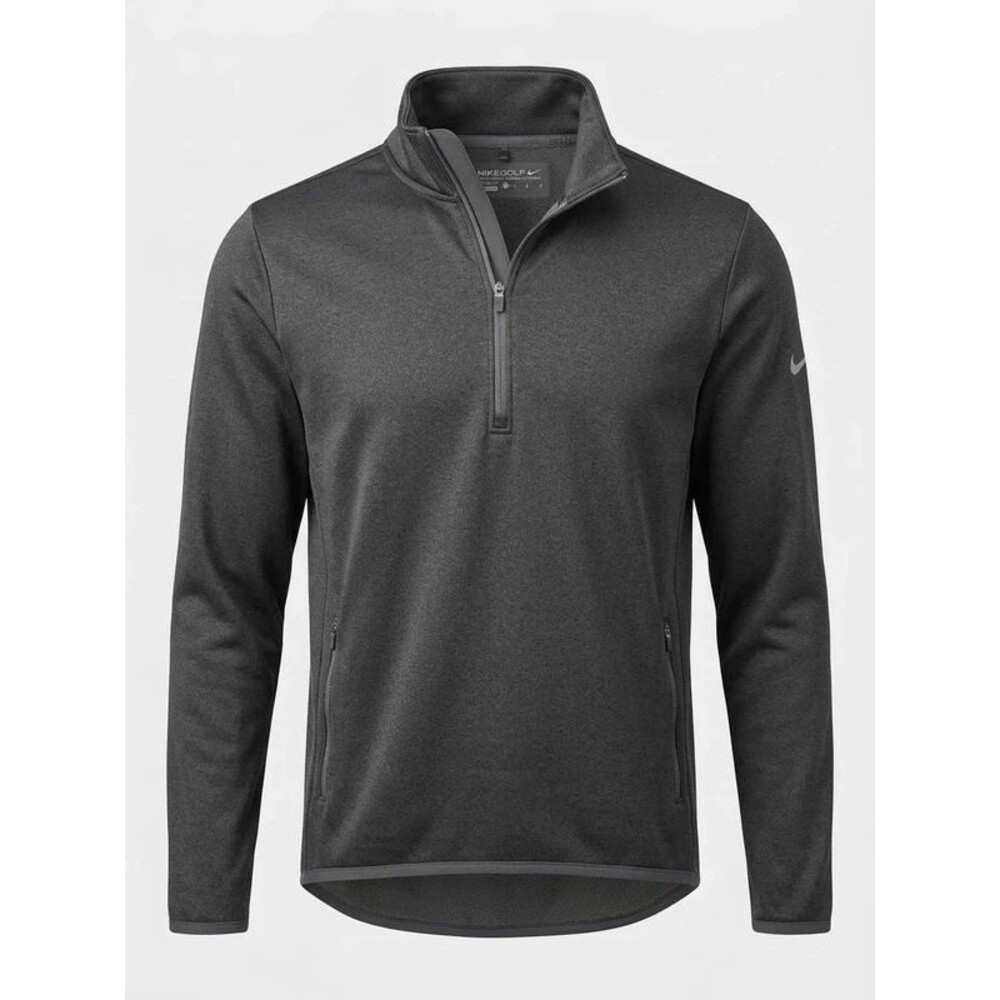 Nike Golf Women's Dri-FIT Half Zip Pullover Charcoal Grey Size Large Mock Neck